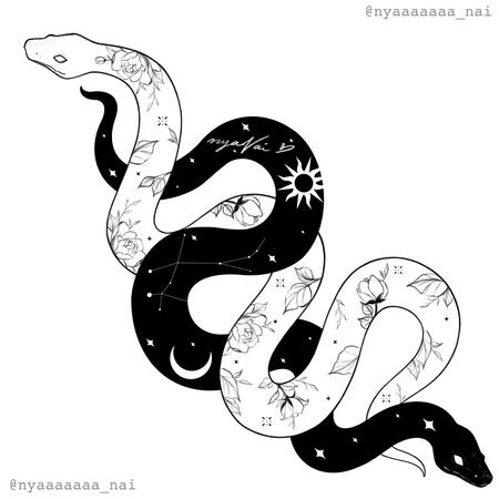 snake tattoo design